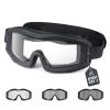 VOZAPOW Airsoft Goggles Anti Fog with ANSI Z87.1 Certified, Safety Goggles Impact Resistant, Tactical Shooting Glasses view 1