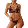 TAIZIYEAH Albanian Flag Women's Swimsuit Swimwear Bikini 2 Piece Sets Bathing Suit Swimsuits Set Pool L view 1