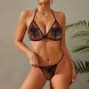 TAIZIYEAH Albanian Flag Women's Swimsuit Swimwear Bikini 2 Piece Sets Bathing Suit Swimsuits Set Pool L view 2