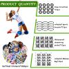 Tudomro 148 Pcs Volleyball Gifts for Women 12 Set Volleyball Party Favors Include Drawstring Backpack, Cosmetic Bag, Scrunchies Hair, Bracelets, Stickers for Birthday view 2