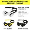 Dryland Powercord with Paddles,Swimming Arm Strength Trainer, Professional Freestyle Swimming Resistance Exercise Bands Set view 3