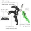 ZSHJGJR Archery Compound Bow Release Aid Thumb Bow Release Trigger 4 Fingers for Compound Bow Accessory (Black) view 2