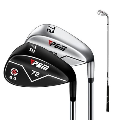 72 Degrees Sand Bar Design Golf Wedge with CNC Textured Steel Shaft - Golf Club Wedges Perfect for Mens Womens (72 Degree- Black)