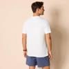 Amazon Essentials Men's Slim-Fit Short-Sleeve Pique Henley Shirt, Pack of 2, White, X-Large view 3