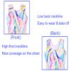 Domusgo Gymnastics Leotards for Girls 4t 5t Shiny Tie Dye Colorful 3D Print Unitards with Shorts view 3