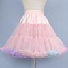 YYKSYDPT Adult 3-Layered Puffy Tutu Elastic Waist Tulle Skirt Fluffy Party Cosplay Princess Costume Ballet Dance Underskirt (Colorful) view 4