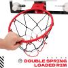 RUNBOW Indoor Mini Basketball Hoops Backboard with Powerful Suction Cups,Wall Mounted Door Basketball Hoops,Toys with Balls Gifts for Kids Boys Teens (43x30CM Black-White with Scorer) view 4