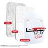 RUNBOW Indoor Mini Basketball Hoops Backboard with Powerful Suction Cups,Wall Mounted Door Basketball Hoops,Toys with Balls Gifts for Kids Boys Teens (43x30CM) (Black-White-1) view 3
