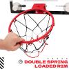 RUNBOW Indoor Mini Basketball Hoops Backboard with Powerful Suction Cups,Wall Mounted Door Basketball Hoops,Toys with Balls Gifts for Kids Boys Teens (43x30CM) (Black-White-1) view 4