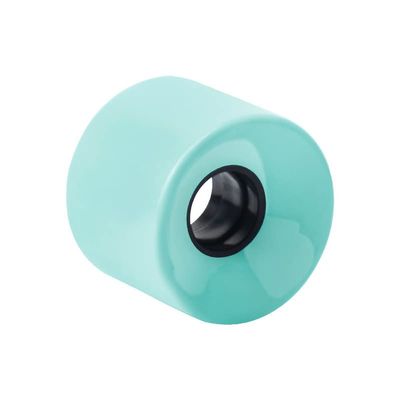 6 skateboard wheels, land street wheels, transparent PU wheels, 60x45mm rocker fish plate, high elasticity, and colorful wheels
