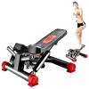 HAIZON Mini Exercise Stepper, Stair Steppers with Display, Aerobic Fitness Stepper with Resistance Bands Step Fitness Machines for Home Office Workout view 1