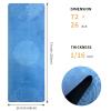 SNAKUGA Travel Yoga Mat, Non Slip Exercise Suede Mat with Carry Bag, All-Purpose Fitness Mat with High Density Anti-Tear Surface for Women, Ideal for Pilates Workout (72'' x 24'' x 1.5mm Thick) view 2