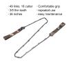 QANYEGN 36 Inch Pocket Chainsaw, Portable Thin Teeth Hand Pulled Saw, Manganese Steel Rope Saw for Cam and P view 2