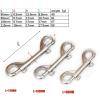 316 Stainless Steel Double Ended Bolt Trigger Snap Hook Scuba Diving Clips Marine Grade Metal Clips for Diving, Dog Leash, Key Chain, Horse Tack, Feed Buckets(4.53in) view 2