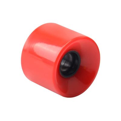 6 skateboard wheels, land street wheels, transparent PU wheels, 60x45mm rocker fish plate, high elasticity, and colorful wheels