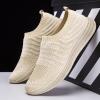 CsgrFagr Men's Casual Shoes 2023 Spring and Summer New Fly Woven Mesh Breathable Fashion Walking Mens Sneaker Slippers Size 14 (White, 9) view 2