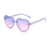 WZWLKJ Heart Shaped Bee Cute Fashion Sunglasses for kids UV 400 Protection Outdoor Beach Holiday view 1