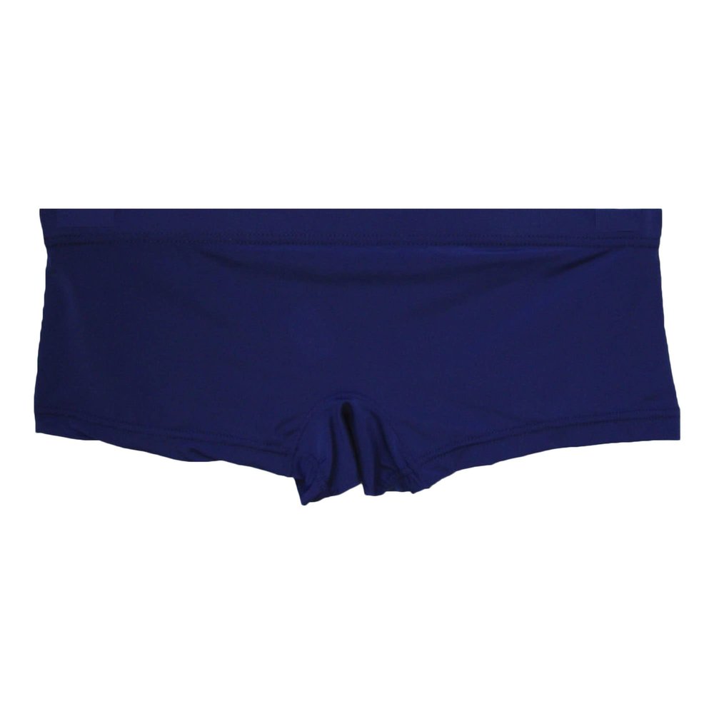 JEsilunmaMY Mens Ice Silk Low Waist Underwear Solid Color Transparent Breathable Boxer Briefs Soft Stretch Summer Panties (Blue-1PC,Large)