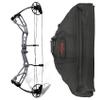 Compound Bow - Hunting & Target Archery Bows, up to IBO 320FPS Speed, Limb Made in USA, Draw Weight 30-70 lbs Adjustable, Draw Length 21-30", Package with Compound Bows Bag (Grey) view 1