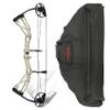Compound Bow - Hunting & Target Archery Bows, up to IBO 320FPS Speed, Limb Made in USA, Draw Weight 30-70 lbs Adjustable, Draw Length 21-30", Package with Compound Bows Bag (Silver) view 1