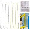 cdar Volleyball Net Height Chain Volleyball Net Measure Chain Volleyball Referee Equipment Volleyball Net Setter Chain,2Pcs Height Chains with Hooks 2pcs view 1