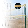 cdar Volleyball Net Height Chain Volleyball Net Measure Chain Volleyball Referee Equipment Volleyball Net Setter Chain,2Pcs Height Chains with Hooks 2pcs view 3