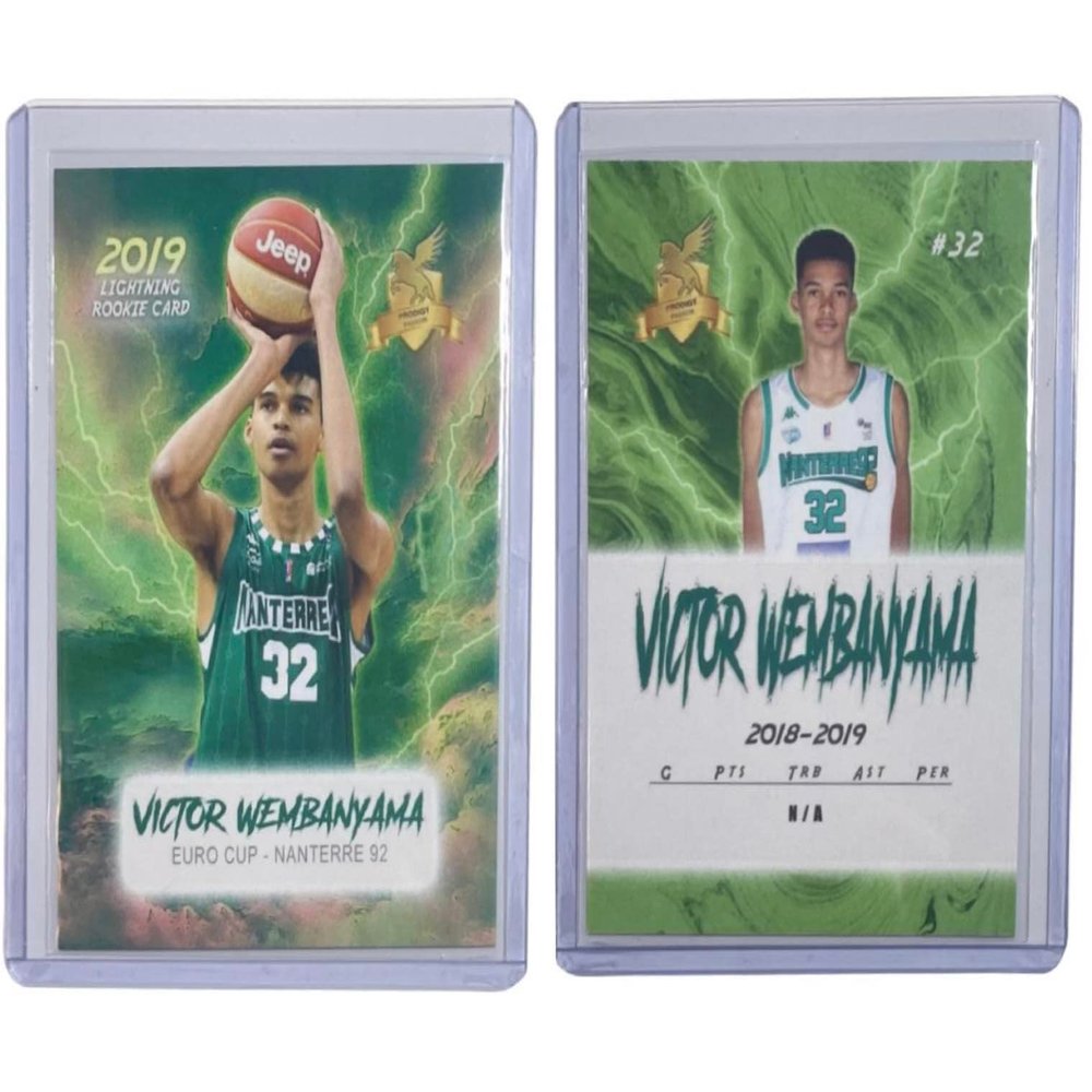 2019 First Lightning H.S. Victor WEMBANYAMA Promo Rookie Basketball Card