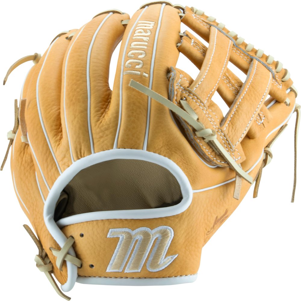 MARUCCI Acadia M Type V2 45A3 Baseball Glove, 12.00", H-Web, Right Hand Throw, MESA/Camel