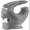 Victus Showtime Batting Glove, Gray, Youth Small view 3