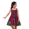 African Baby Clothes Girl Toddler Girls Traditional Style Sleeveless Suspenders Dress Kids Ankara (Hot Pink, 2 Years) view 1