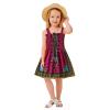 African Baby Clothes Girl Toddler Girls Traditional Style Sleeveless Suspenders Dress Kids Ankara (Hot Pink, 2 Years) view 3