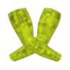 Woyaba Cute green circle bubble vibrant polka dots arm sleeves,farslemers defense gardening sleeves sun protection compression arm sleeves for men,women or teenager view 2