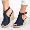 Ladmiple Espadrille Sandals For Women Slip On Espadrilles Sandals for Women Flat,Wedges Sandals Platform Casual Summer Middle Heels Open Toe Sandals view 2