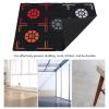 Basketball Training Mat, Non Slip Regular Basketball Grip Training System Mat, Dribble Control Sports Auxiliary Footstep Mat, Foldable Silent Foot Grip Mat for Home Kids view 4