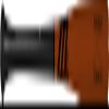 MARUCCI TVT PRO Exclusive Black/Burnt Orange Adult Maple Wood BAT, 34" view 1