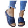 Ladmiple Sandalias Para Mujer Elegantes Bajitas Y Comodas Women's Sandals Platform Peep Toe Wedge High Heel Slip On Shoes view 1
