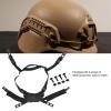 Helmet Chin Strap, Adjustable Tactical Helmet Dial Suspension System Chin Strap for, MICH, Wendy, Universal Comfort Helmet Accessory Replacement with Bolts and Screws (Black) view 2