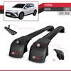 accessorypart Compatible with Hyundai Bayon (BC3) 2021-2026 ACE-2 Type Car Roof Rack Cross Bar Black Aluminium Bars view 3