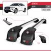 apline Compatible with Genesis GV70 (JK1) 2022-2026 ACE-2 Type Car Roof Rack Cross Bar Grey Aluminium Bars view 3