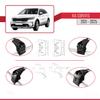 apline Compatible with Kia Sorento 4 (MQ4) 2021-2025 ACE-2 Car Roof Rack Cross Bar Grey Aluminium 2 Bars view 4