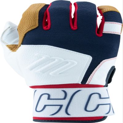 MARUCCI Blacksmith Full WRAP Adult Batting Glove V2, USA, Adult X-Large