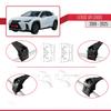 apline Compatible with Lexus UX (ZA10) 2019-2025 ACE-2 Car Roof Rack Cross Bar Black Aluminium 2 Bars view 4