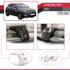 apline Compatible with SsangYong/KGM Tivoli 2015-2026 ACE-2 Type Car Roof Rack Cross Bar Grey Aluminium Bars view 4