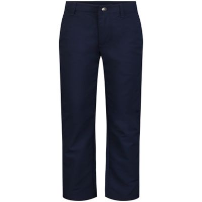 Under Armour Boys' Matchplay Golf Pants, Midweight Stretch Twill, Relaxed Fit, Midnight Navy Tapered, 4