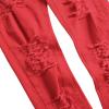 Men's Ripped Jeans Casual Stretch Button Zipper Pants with Pockets Relaxed Fit Denim Pants Boys Trendy Streetwear Jeans view 4