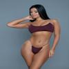 2276 Sloane Swimsuit Maroon view 3
