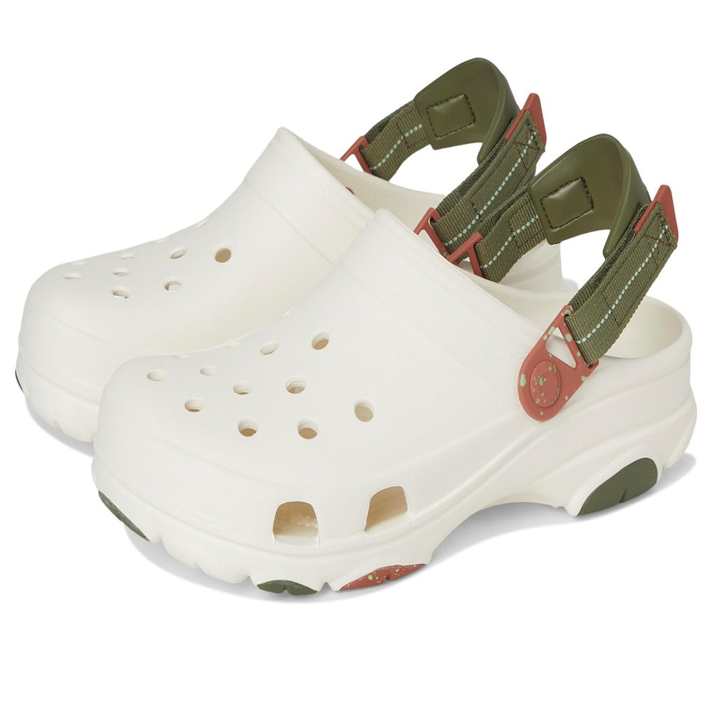 Crocs Unisex Classic All Terrain Clogs Chalk 5 Men/7 Women Medium