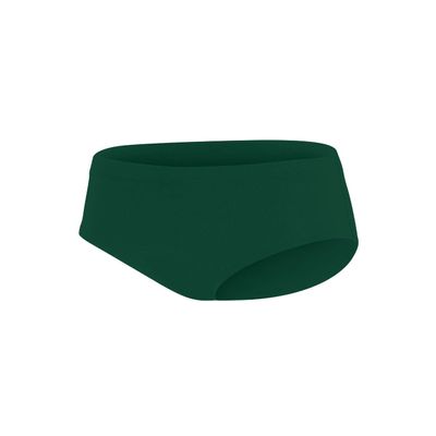 chass Girls Basic Cheerleading Briefs - Comfortable Lightweight Fit (Forest Green, YXS)