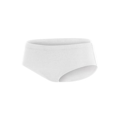 chass Girls Basic Cheerleading Briefs - Comfortable Lightweight Fit (White, S)