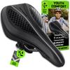 Revere Youth Memory Foam Bike Saddle  Padded Bicycle Saddle for Kids and Youth Bikes, Fits 1624 Inch Kids Bikes view 1